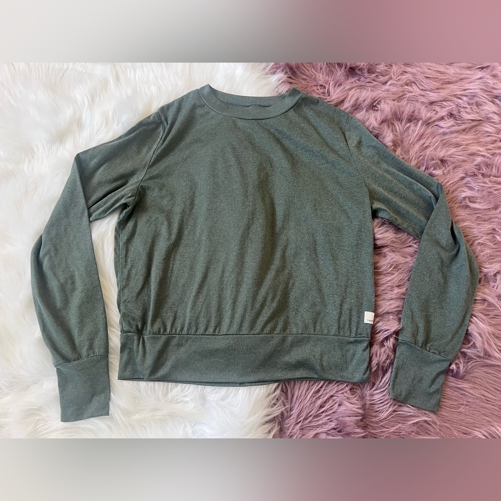 Vuori Daydream Crew, Agate Green Heather